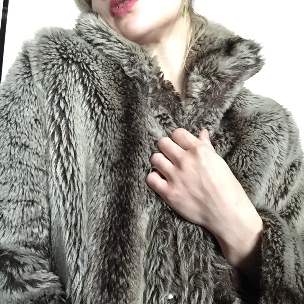 Faux fur collared L'affaire jacket